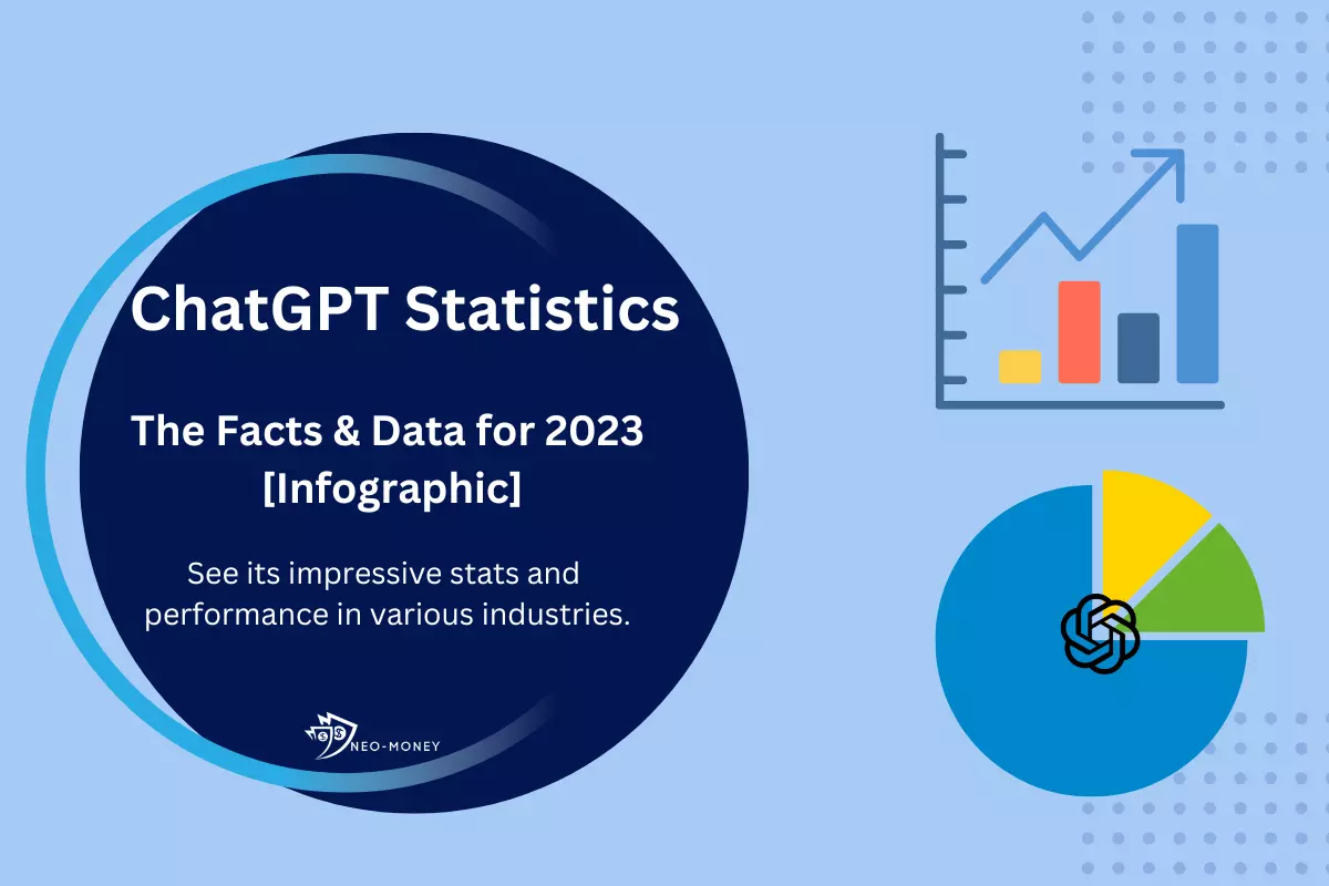 image with charts for ChatGPT Statistics the facts and data for 2023 infographic